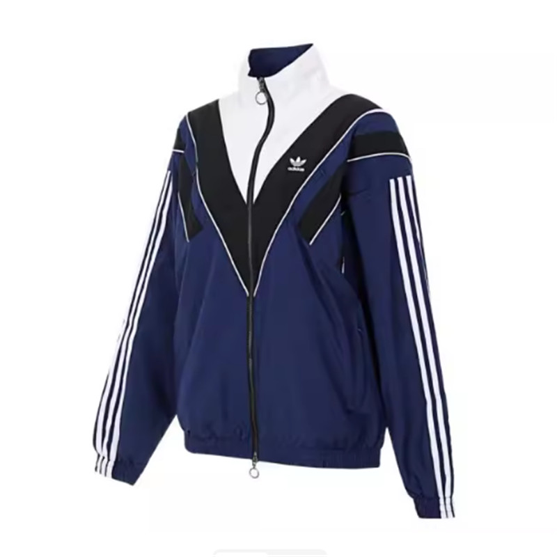 Adidas阿迪达斯三叶草立领外套