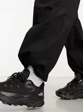 北面跑步鞋男女同款户外防水轻便抓地登山休闲鞋NF0A52Q1-KX7