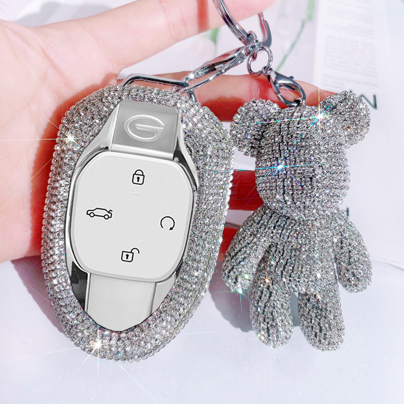 镶钻传祺影豹钥匙套女j15j16