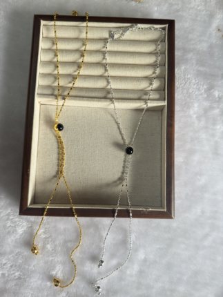 西班牙UNOde50 轻奢复古抽拉式项链女小众简约气质