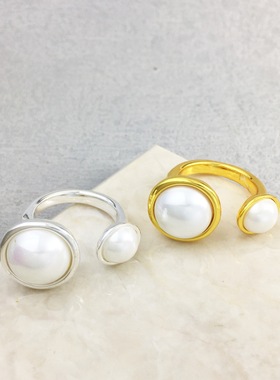 西班牙unode50轻奢复古珍珠耳环女小众简约气质