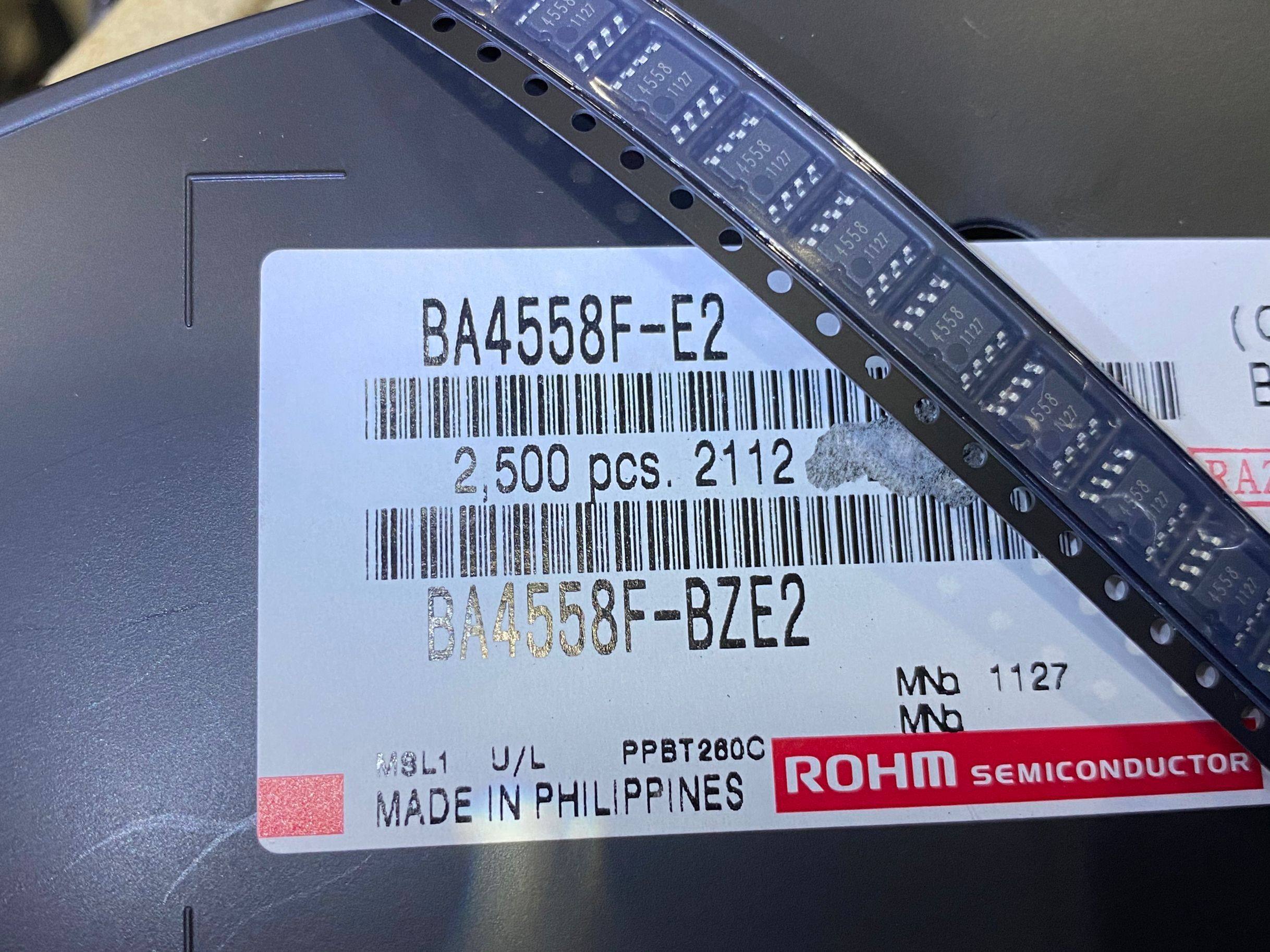 ba4558f-e2   sop-8 全新原装rohm/罗姆  低噪声运放芯片  ba4558