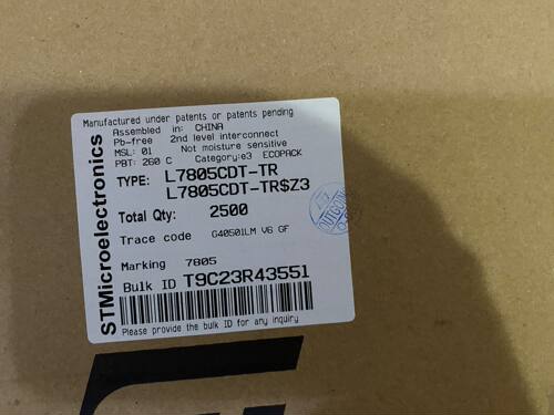 原装正品  | L7805CDT-TR   L7805CDT   7805 TO-252 稳压器