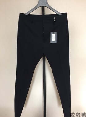 Dsquared2 Slim 男士 海军蓝弹力羊毛修身锥形 小脚裤 正品现货