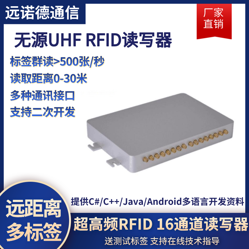 超高频16通道远距离读卡器