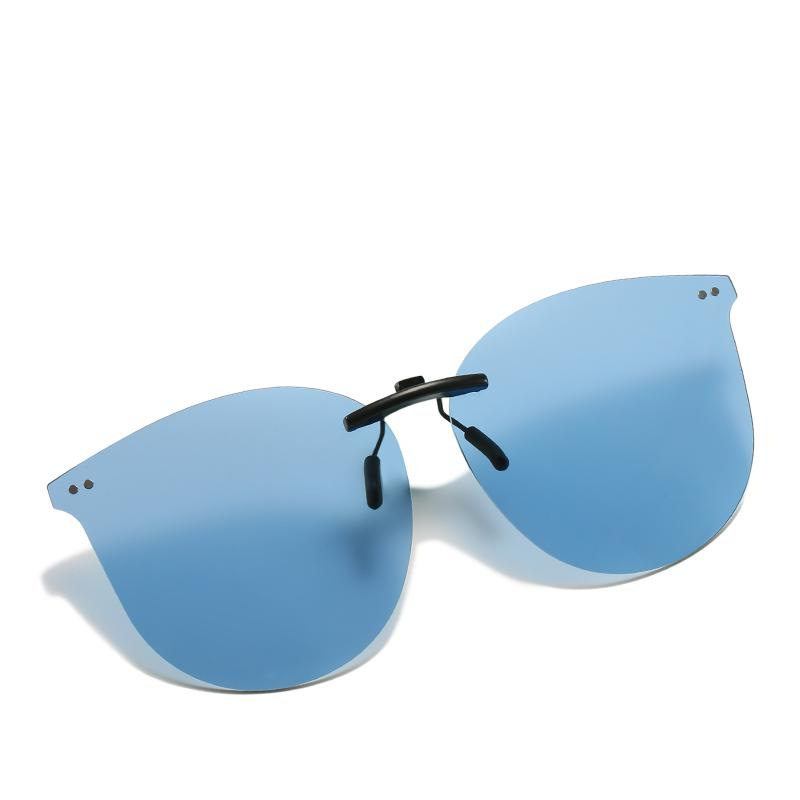 偏光夹片小红书网红款近视海洋片翻盖墨镜镜片