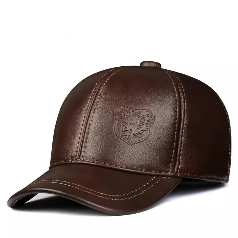 秋冬真皮帽子男士时尚青年韩版棒球帽牛皮护耳鸭舌帽中年休闲男帽,服饰配件/皮带/帽子/围巾,帽子,淘宝优惠券,粉丝福利购,淘宝优惠卷