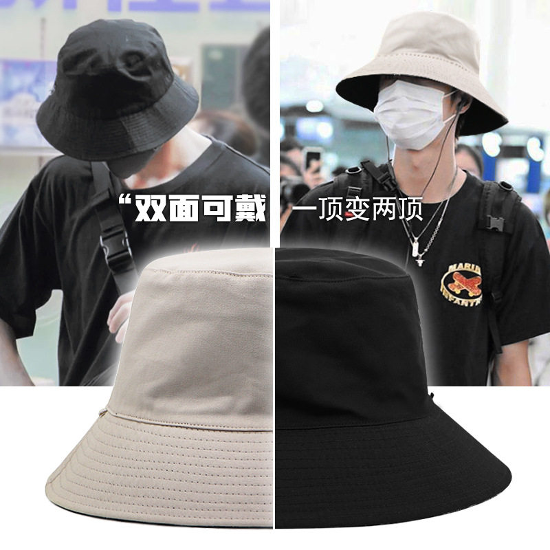 同款双面渔夫帽男女情侣
