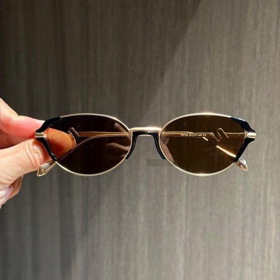 复古茶色小棕镜猫眼墨镜女款2025新款高级感防紫外线偏光太阳眼镜