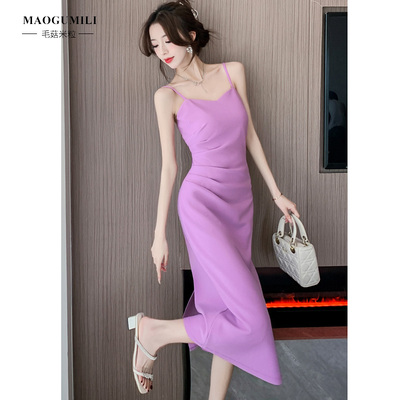 纯欲辣妹高级感吊带连衣裙