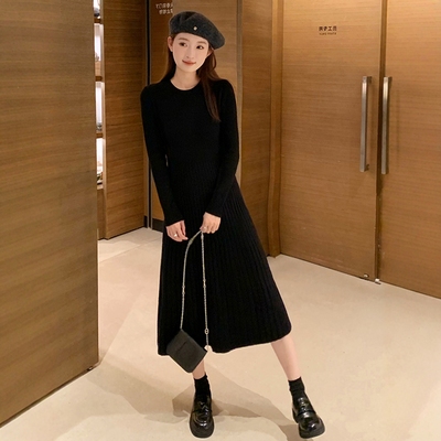 简约百搭内搭针织连衣裙