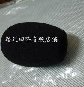 路过回眸音频店适配ksm137 C451B  C391B用海绵防风罩帽