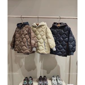亲子装小江南童装专柜正品2023冬季男女童两件套羽绒服1N9C23210