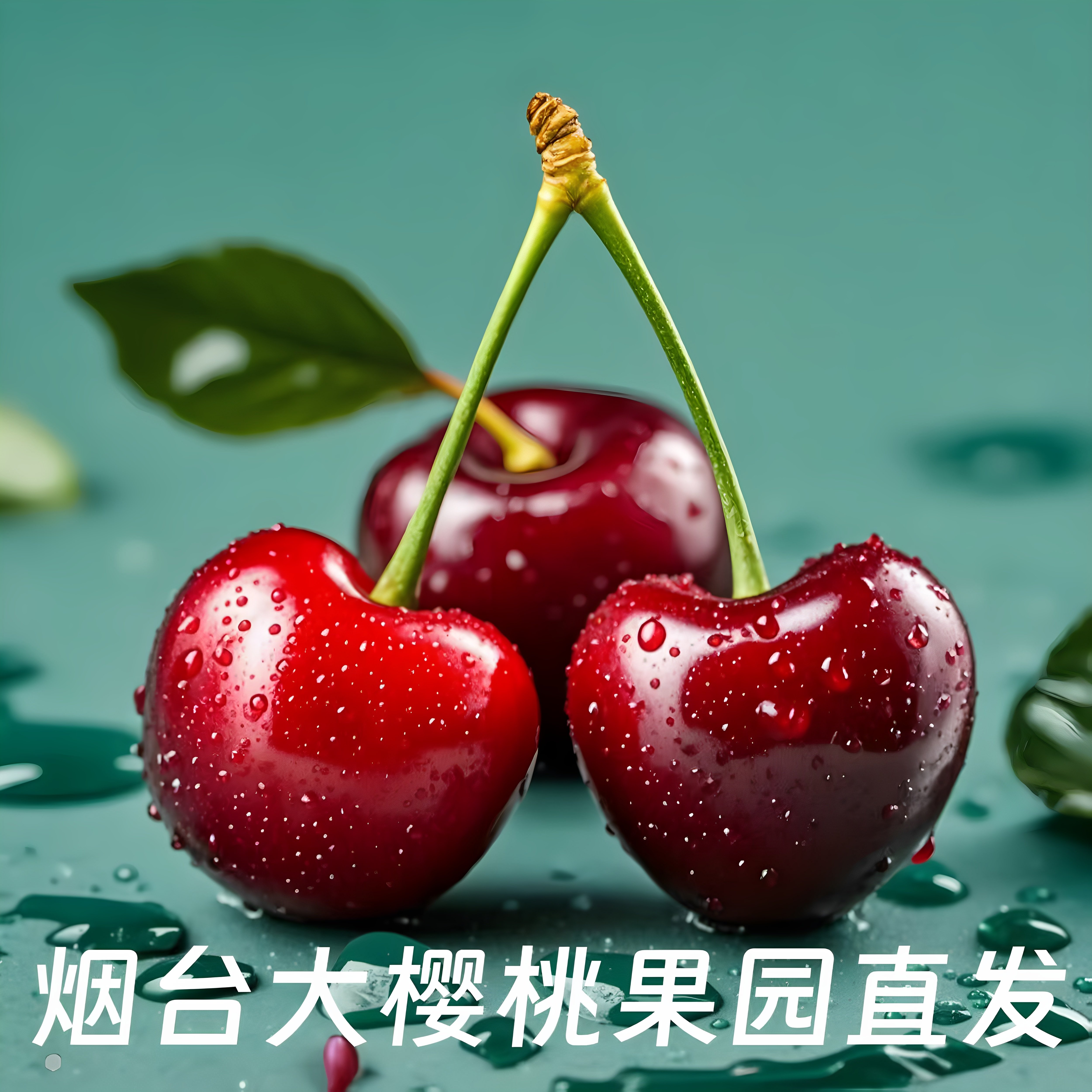现摘现发露天山东烟台福山大樱桃车厘子应季孕妇水果特大新鲜