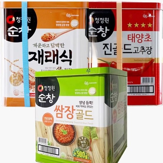 包邮韩国进口清净园辣椒酱14.5kg淳昌辣椒酱大酱包饭酱韩式料理酱