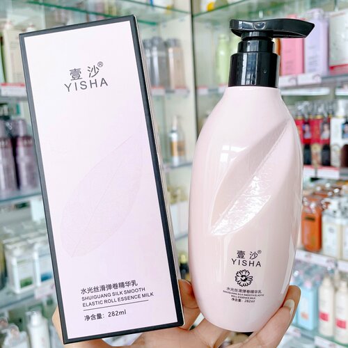 壹沙弹力素水光丝滑弹卷精华乳持久保湿软定型蓬松自然护卷弹力素