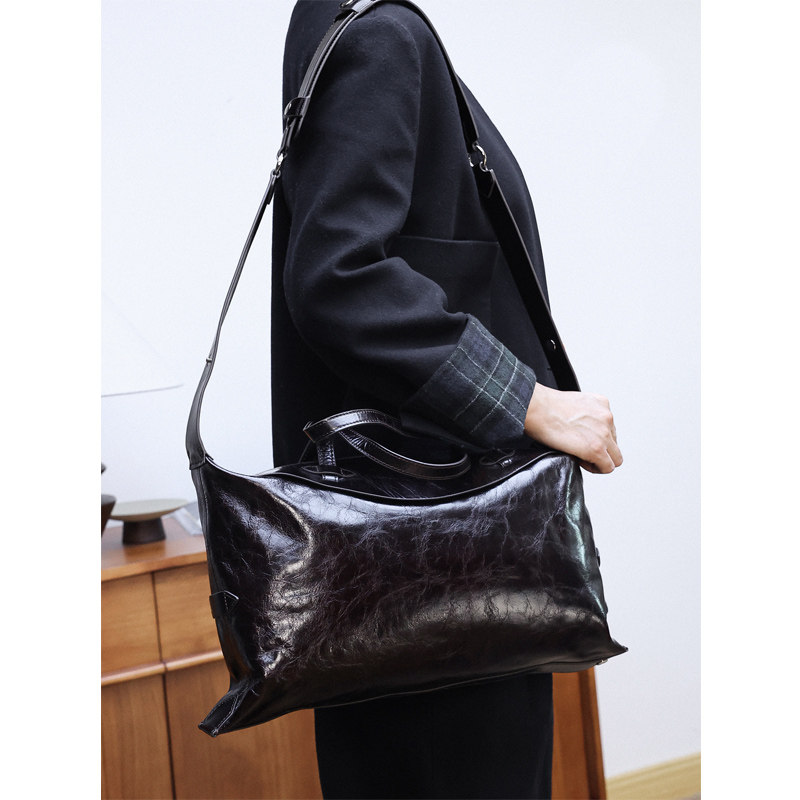 KAKA意大利客单款油蜡头层牛皮通勤单肩斜挎手提波士顿包公文包女,箱包皮具/热销女包/男包,通用款女包,淘宝优惠券,粉丝福利购,淘宝优惠卷