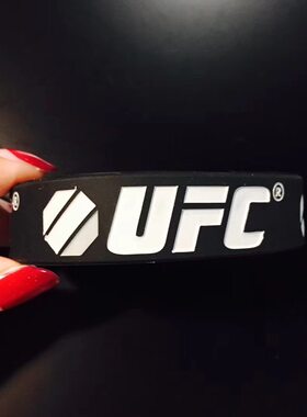 UFC运动手环装饰 装饰手环腕带 运动健身 潮牌手环情侣运动手环