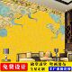 金色祥云墙纸寺庙佛堂全屋定制供桌背景装 饰直播壁画仙堂道堂壁纸