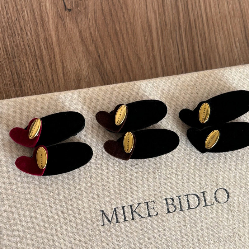 丝绒爱心发夹前额碎发刘海夹发卡2026女款侧边夹无痕一字夹,饰品/流行首饰/时尚饰品新,发饰,淘宝优惠券,粉丝福利购,淘宝优惠卷