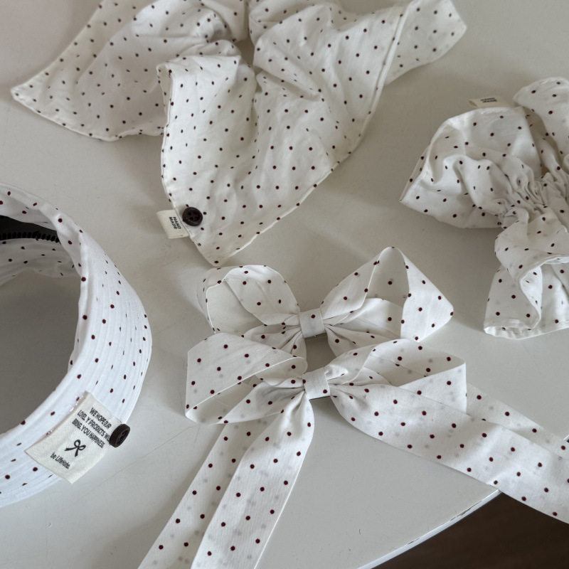 白色波点宽边发夹发箍女高颅顶半扎发大肠发圈低马尾方巾发绳头饰,饰品/流行首饰/时尚饰品新,发饰,淘宝优惠券,粉丝福利购,淘宝优惠卷