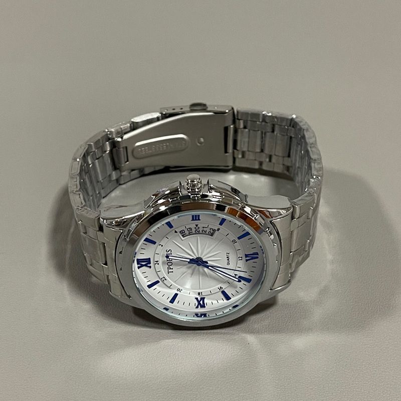 瑞士正品全自动机芯手表男款带日历夜光非机械石英表商务男士手表