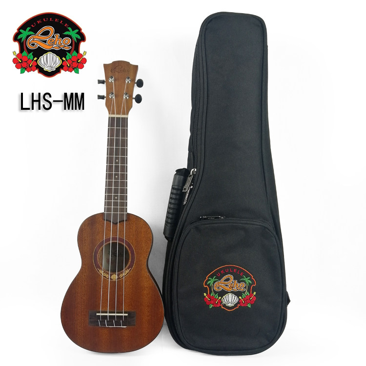 LEHO尤克里里21寸Ukulele乌克丽丽四弦琴小吉他S型全桃花芯LHS-MM