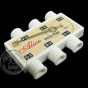 四皇冠正品◆Alice 爱丽丝 吉他六孔校音器 六管定音笛 调音器