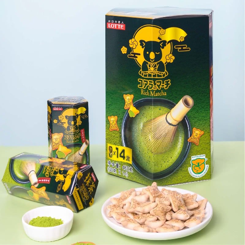 山姆小熊宇治抹茶味夹心饼干零食