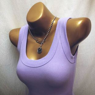 U领宽肩带遮副乳无袖 人人穿显瘦 吊带背心INS简约夏 型好到爆 版