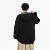 无影墙26春装设计款开衫连帽大码美式卫衣外套JK119P68控98，女装短外套，电商A031