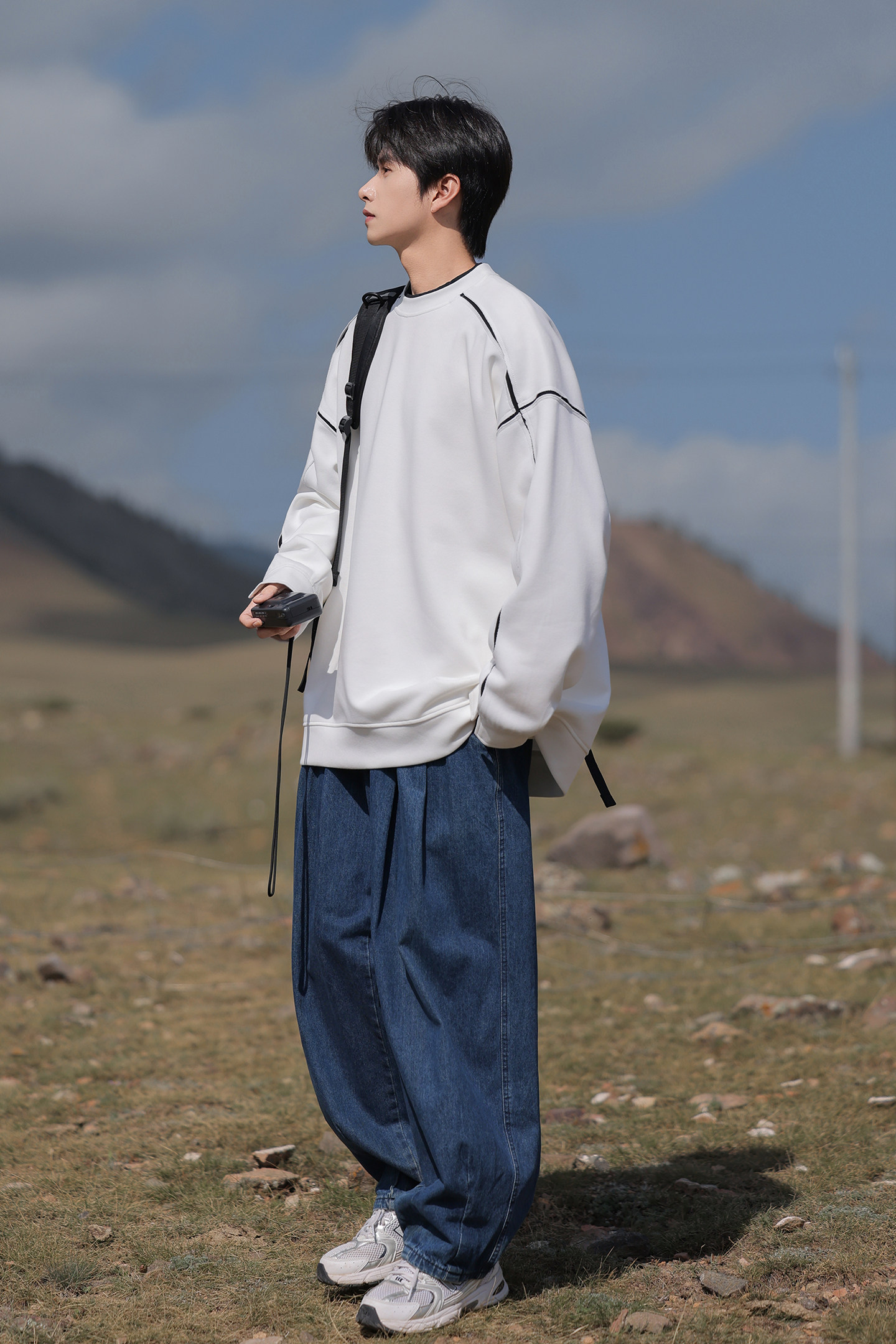趋势可二开25秋装设计款大码宽松卫衣外套JK105P60控88,女装短外套,电商A031