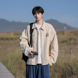 2025秋装新款大码宽松夹克棒球服刺绣外套 JK101 P88 控138图片
