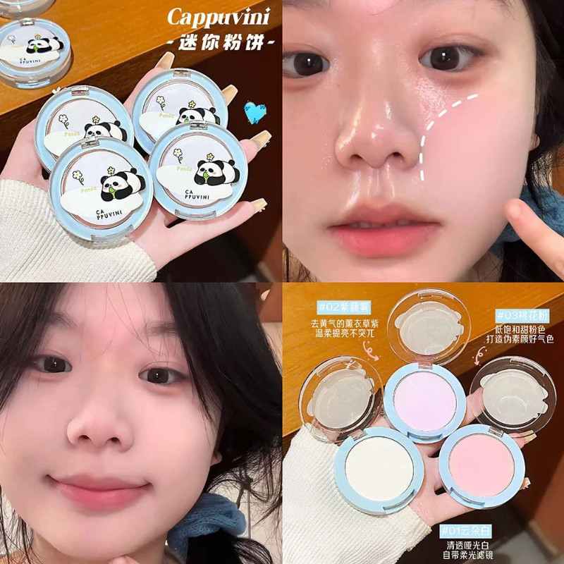 【买一送一】奶油皮天选~清透定妆粉饼柔焦细腻服帖防水防汗控油