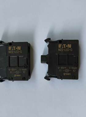 伊顿M22系列绿色M22-LED-G前部安装带灯基座 绿  24DC/AC
