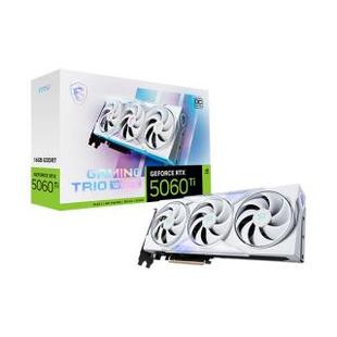 微星(MSI) RTX 5060 Ti 16G GAMING TRIO OC WHITE 白魔龙显卡