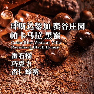 哥斯达黎加蜜谷庄园帕卡马拉黑蜜227克下单新鲜烘焙手冲咖啡豆