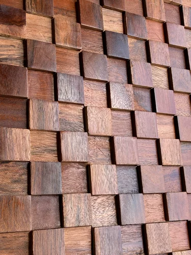 Деревянный треугольник из натурального дерева, невидимая мозаика, защита от шума