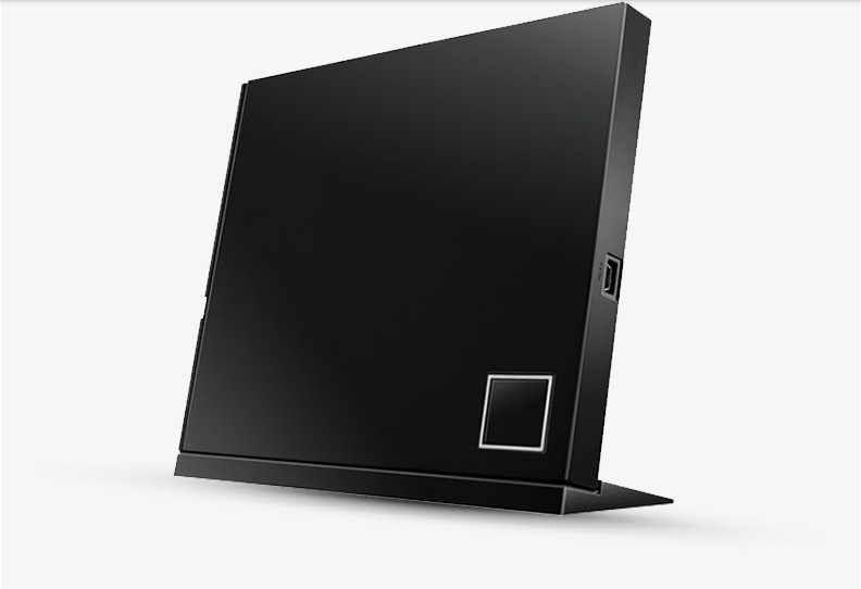 华硕SBW-06D2X笔记本外置蓝光光盘刻录机 USB移动DVD光驱支持MAC