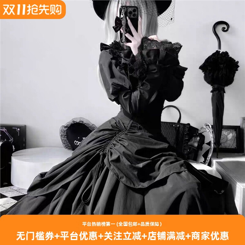 洛丽塔套装裙女巫Lolita暗