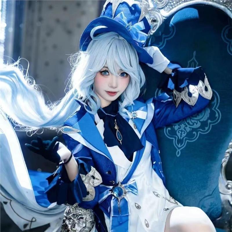 原神cos服芙卡洛斯枫丹水神芙宁娜cosplay服装二次元女装全套c服
