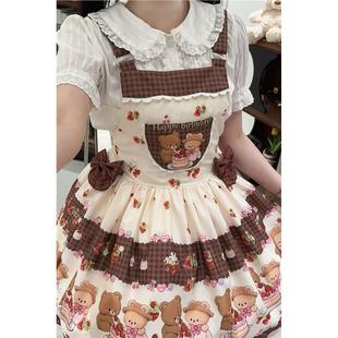 千铢米【蛋糕熊熊】全款现货原创洛丽塔连衣裙lolita裙子平价lo裙