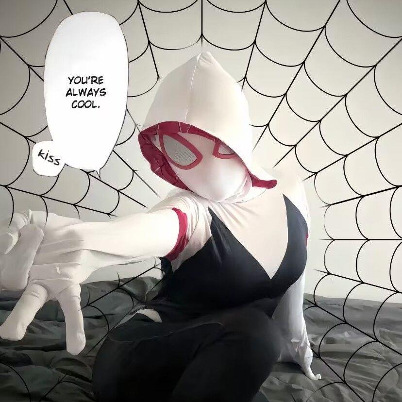 现货蜘蛛侠紧身衣女格温蜘蛛侠连体衣儿童成人套装头套cosplay