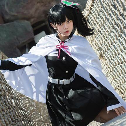 现货鬼灭之刃cos服栗花落香奈乎鬼杀队队服动漫cosplay装角色扮演