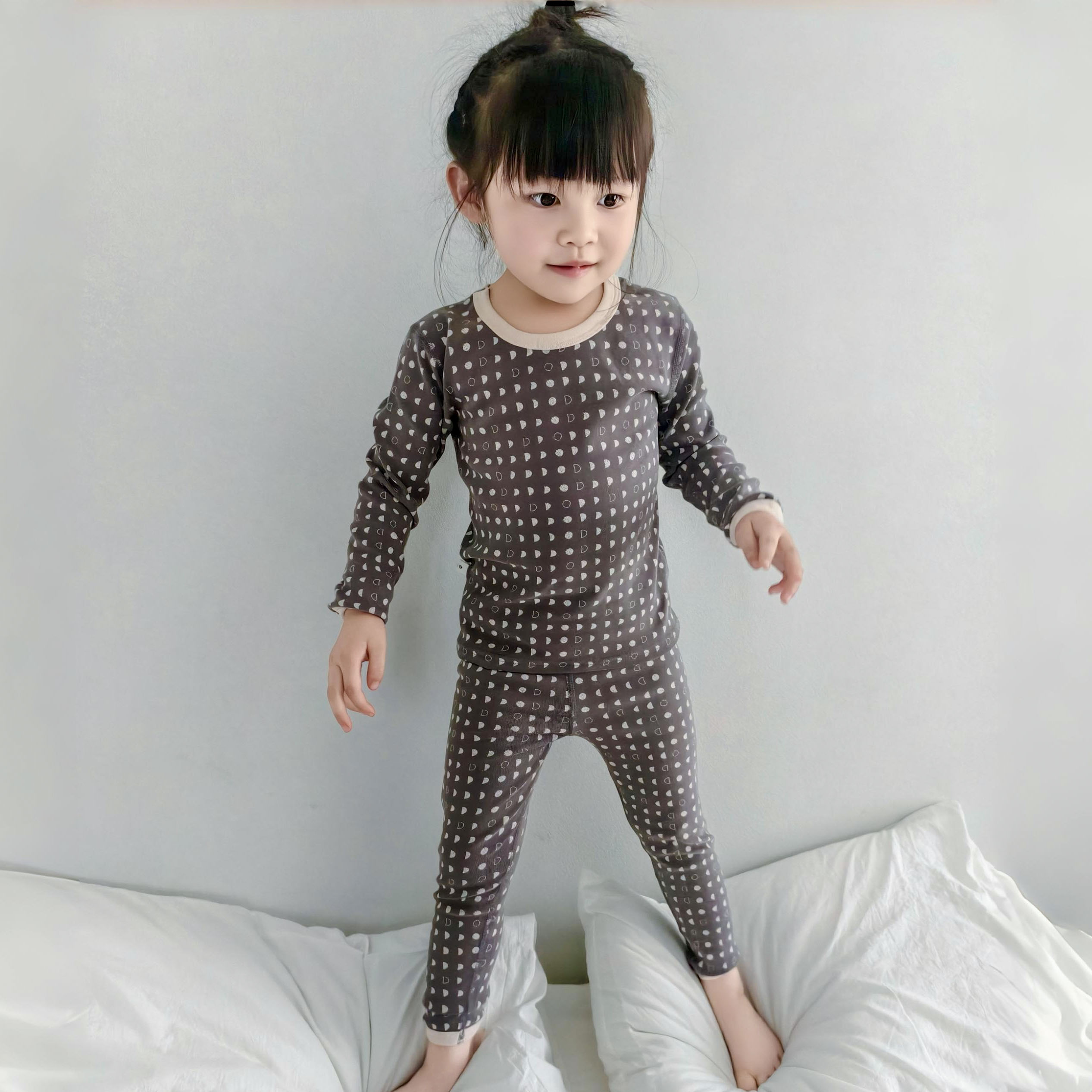 儿童纯棉秋衣秋裤中小童棉毛衫