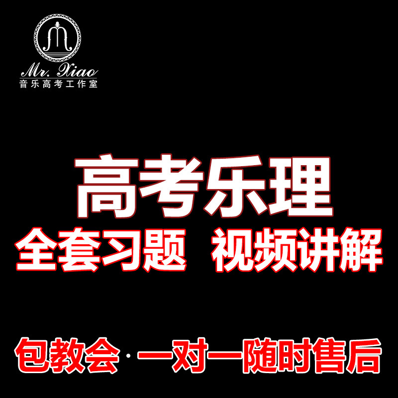 乐理习题册做题辅导课程视频讲解全套课程