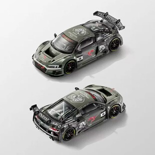 Kilo预售1/64 奥迪R8 LMS GT3 16号 达尔文联名勒芒赛车汽车模型
