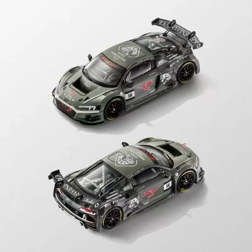 Kilo预售1/64 奥迪R8 LMS GT3 16号 达尔文联名勒芒赛车汽车模型