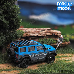 拓意1/64坦克300越野车铁骑02边境限定泥泞版小比例合金汽车模型