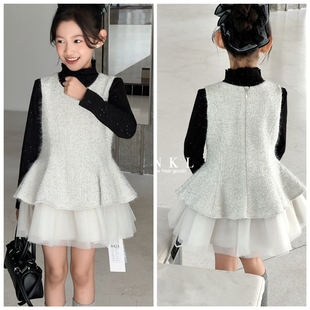 CNKL金童帝代2026春新款3064礼服纱裙1237打底衫中大童女童亲子